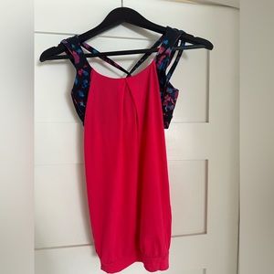 Lululemon bra/tank combo